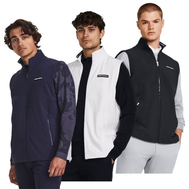 Under Armour Mens UA Storm Loose Fit Sleeveless Daytona Vest Gilet