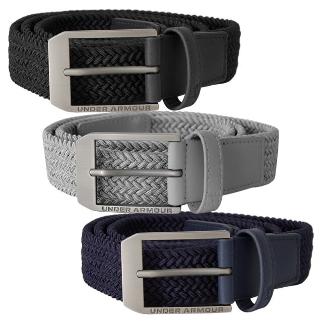 Under Armour Mens 2026 UA Drive Braided Stretch Woven Buckle Golf Belt