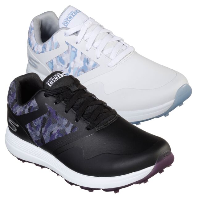 Skechers Womens Go Golf Max Draw Water Resistant Cushion Sole Golf Shoes