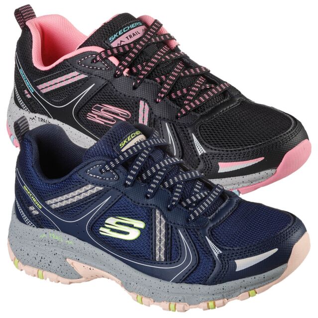 Skechers Womens Hillcrest Vast Adventure Memory Foam Leather Trainers
