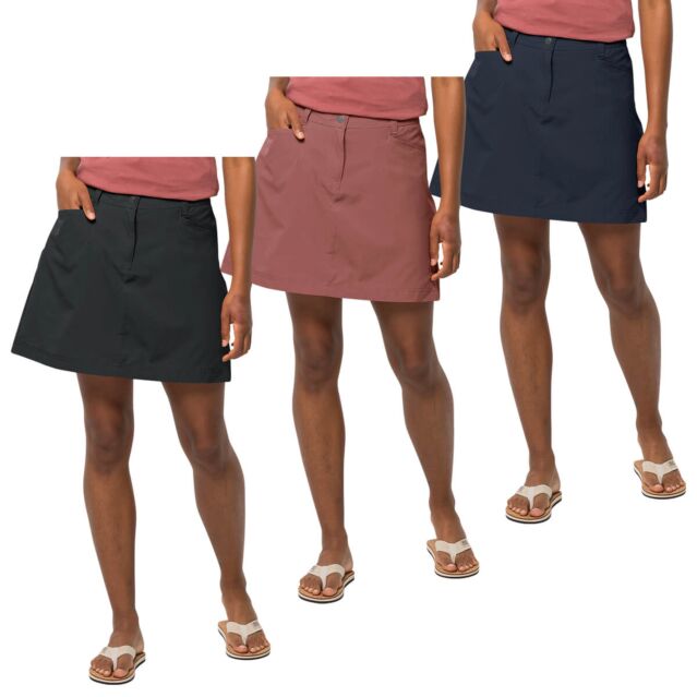 Jack Wolfskin Womens Sonora Moisture Wicking Quick Drying Shorts Skort