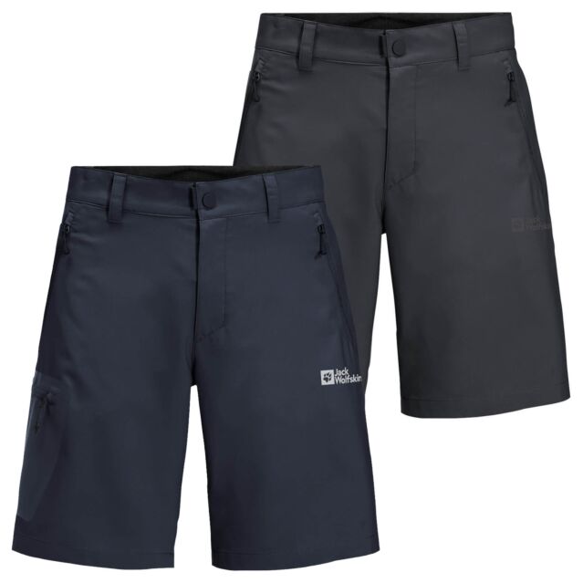 Jack Wolfskin Mens Active Track Lightweight Stretch Hiking Shorts