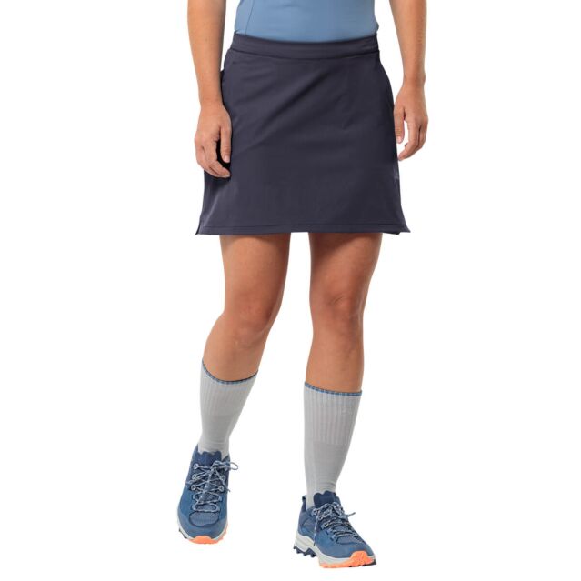 Jack Wolfskin Womens Hiking Alpine Breathable Wicking Skort Skirt