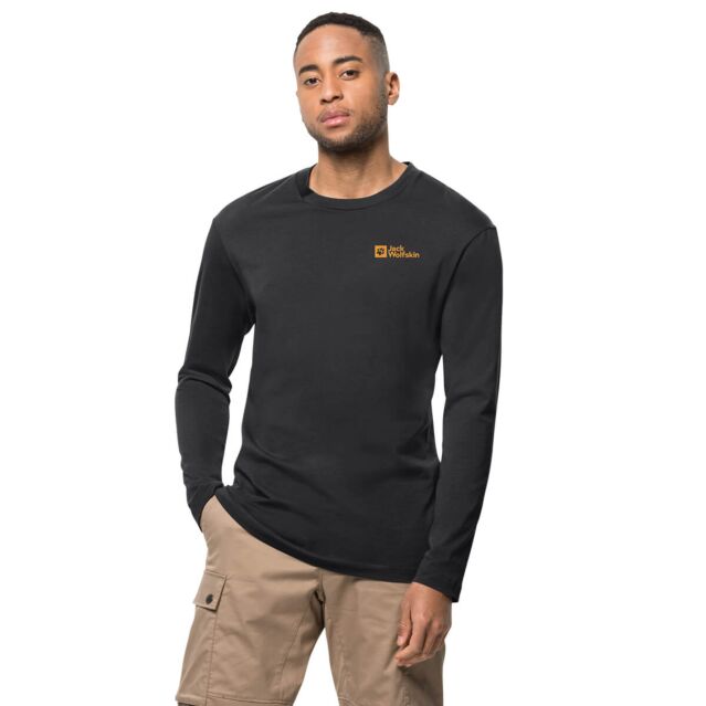 Jack Wolfskin Mens Essential Long Sleeved Lightweight Organic T-Shirt