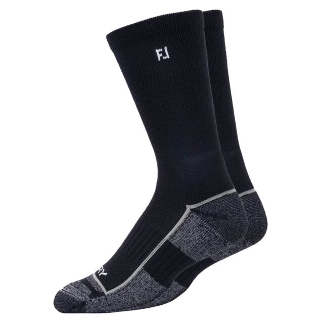 Footjoy Mens ProDry Golf DrySof Breathable Cushioned Support Crew Socks