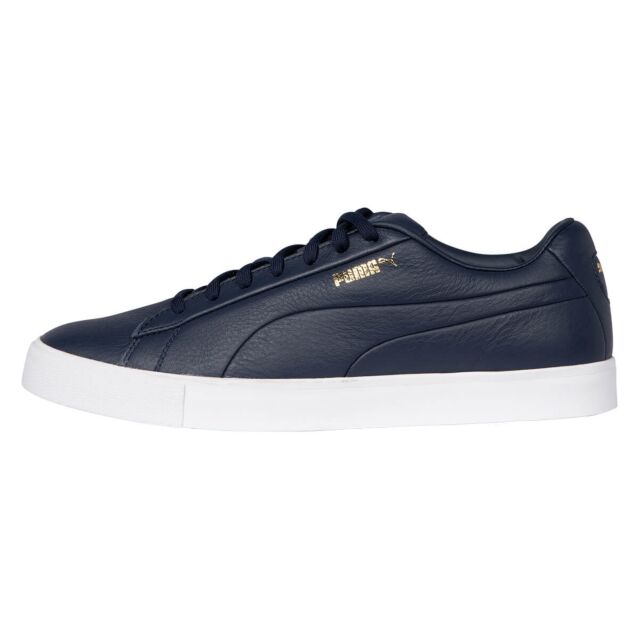 Puma Golf Mens OG Spikeless Waterproof Leather Performance Golf Shoes
