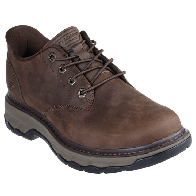 Skechers Mens Lockett Gustave Slip-ins Relaxed Fit Memory Foam Shoes