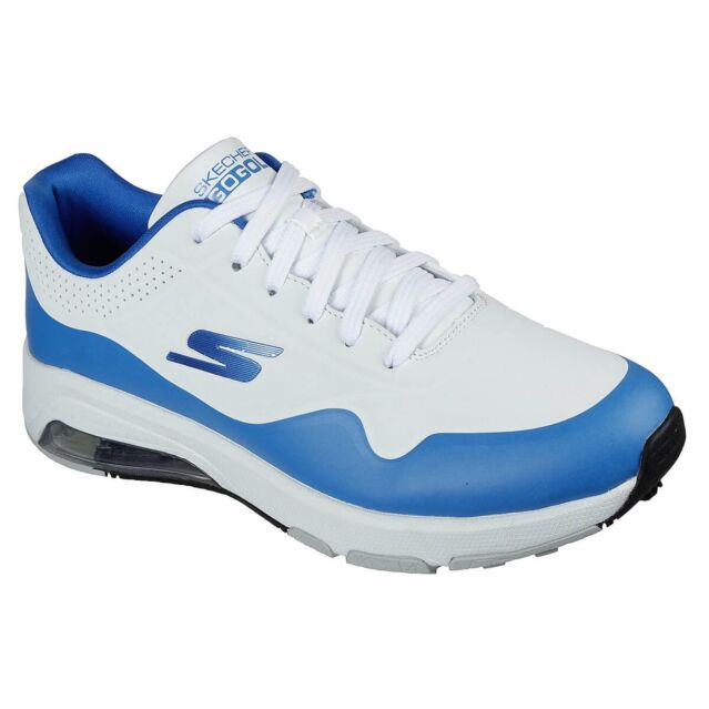 Skechers Go Golf Skech-Air -DOS Golf Shoes - White/Blue - UK 8
