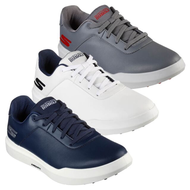 Skechers Mens Go Golf Drive 5 Waterproof Leather Arch Fit Golf Shoes