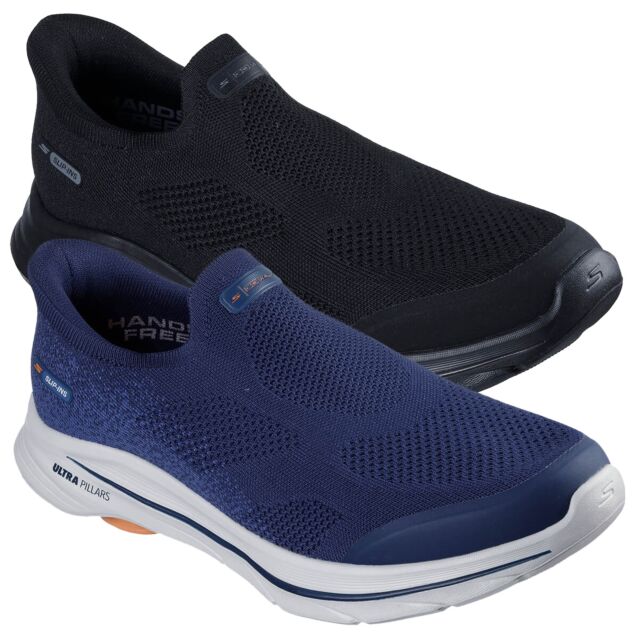 Skechers Mens 2026 GO WALK 8 Pelayo Slip-ins Fit Air-Cooled Trainers
