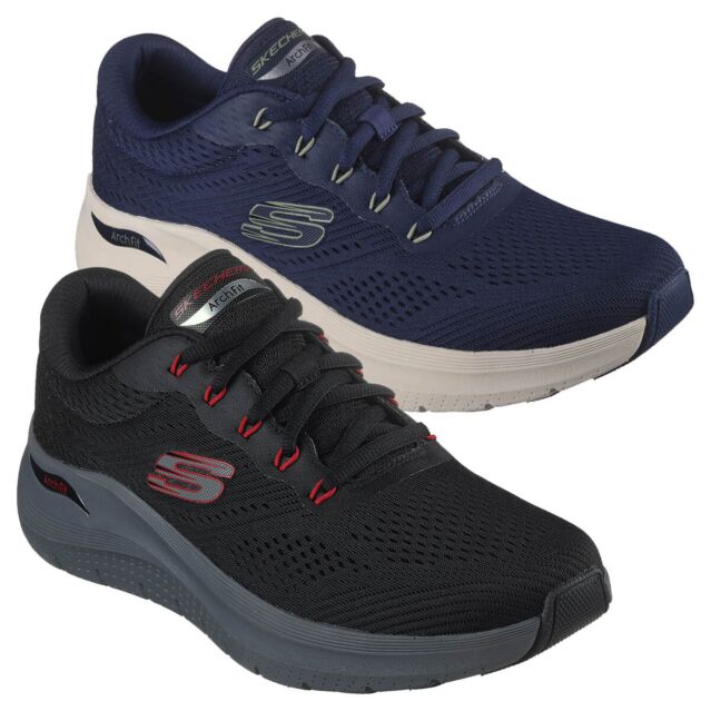 Skechers Mens Arch Fit 2.0 Engineered Mesh Upper Vegan Comfort Trainers