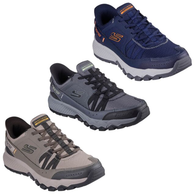 Skechers Mens Dynamite AT Escapar Cushioned Lace-Up Slip-Ins Trainers