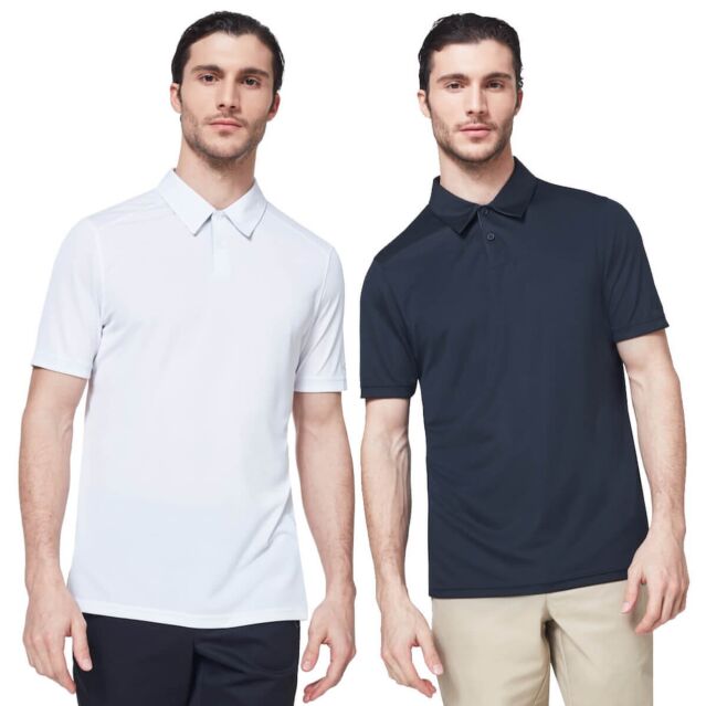 Oakley Mens Divisional Polo 2.0 Lightweight Golf Polo Shirt