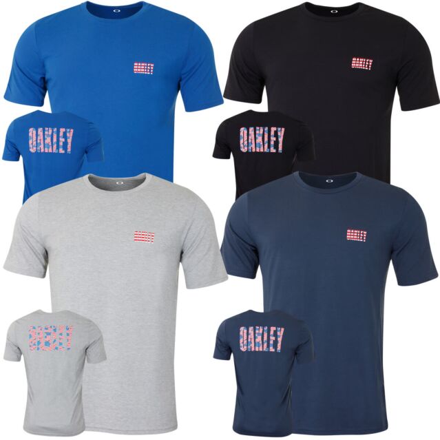 Oakley Mens Oakley USA Tee Lightweight Breathable T-Shirt
