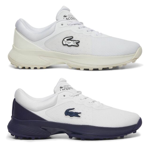 Lacoste Mens Golf Point Mesh Spikeless Water Repellent Golf Shoes