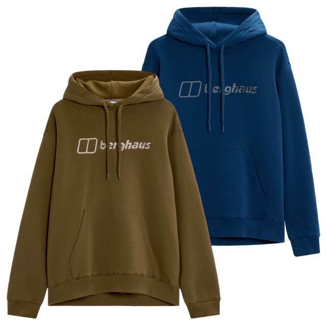 Berghaus Mens Essential Logo Warm Soft Comfortable Hoody