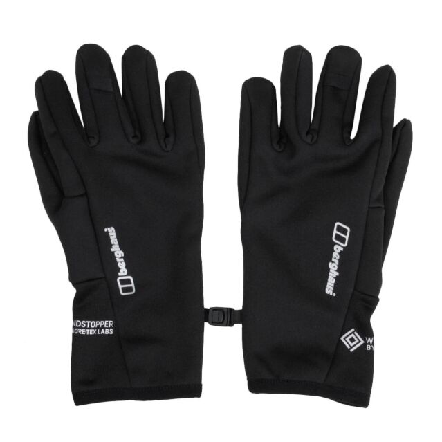 Berghaus Mens 2026 Hillmaster Windstopper Durable Fabric Pair Winter Gloves