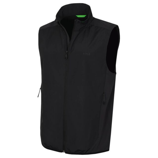 Hugo Boss Mens 2026 Birdie 4-Way Stretch Water Repellent Breathable Golf Vest