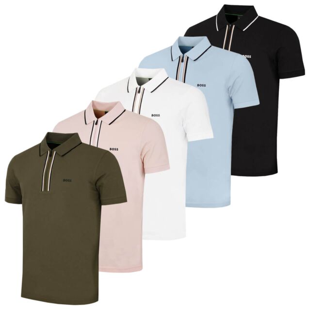 Hugo Boss Mens Philix Moisture Wicking Quick Dry Stretch Golf Polo Shirt