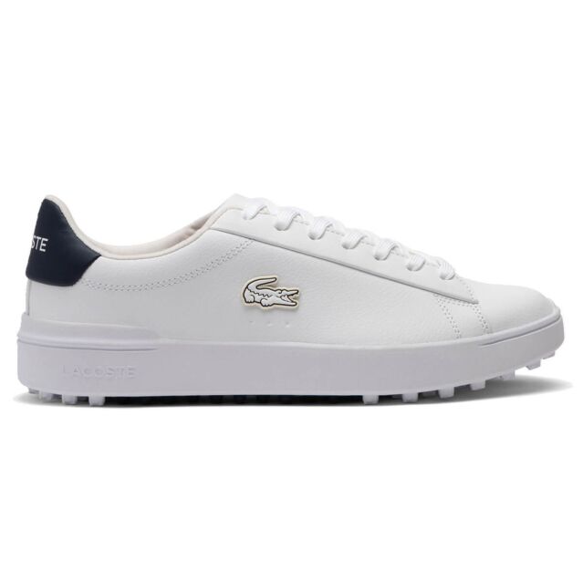 Lacoste Mens 2026 Carnaby Water Resistant Cushioned Leather Golf Shoes