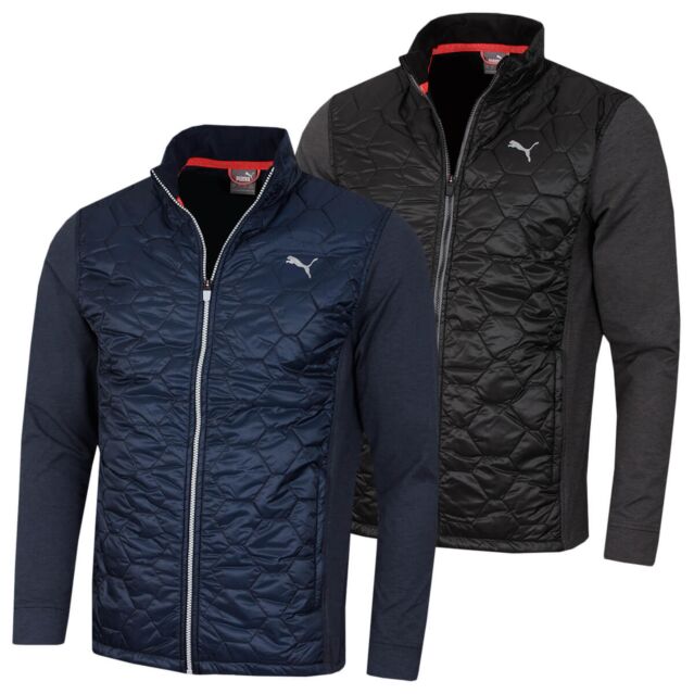 Puma Golf Mens Cloudspun WRMLBL Insulated Quilted Winter Golf Jacket
