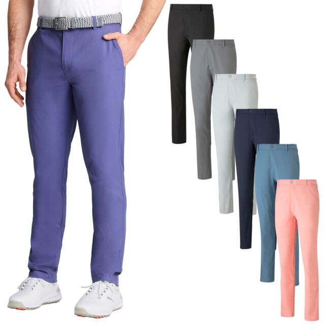 Puma Golf Mens Dealer Tailored Recycled Fabric Mid Rise Trousers
