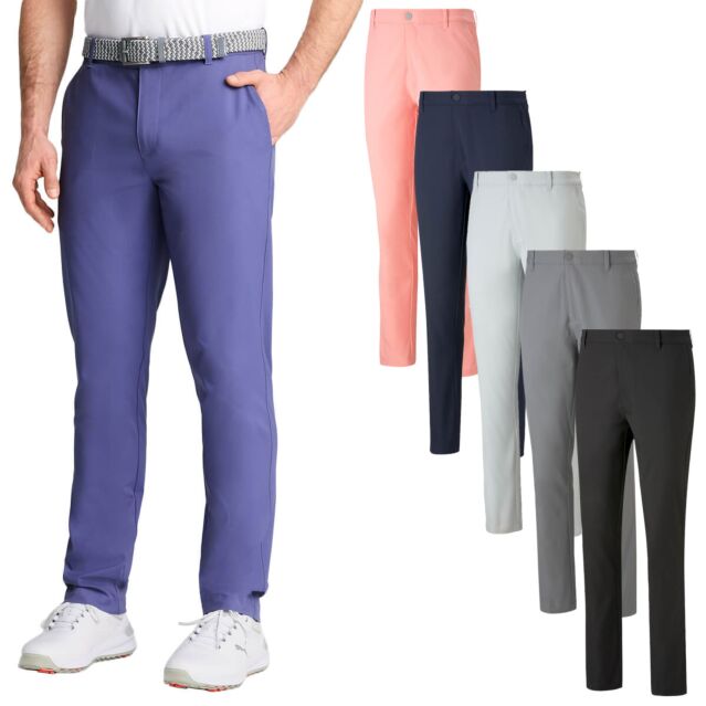 Puma Golf Mens Dealer Tailored Recycled Fabric Mid Rise Trousers