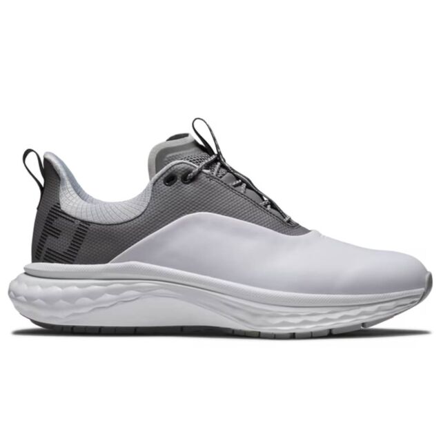 Footjoy Mens FJ Quantum Waterproof Leather Spikeless Golf Shoes