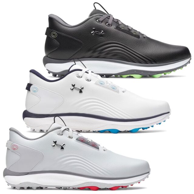 Under Armour Mens 2026 UA Drive Fade 2 Spikeless Breathable Comfy Golf Shoes