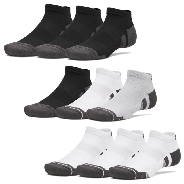 Under Armour Mens UA Performance Tech 3-Pack Wicking Quick Dry Low Socks