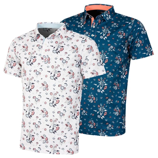 Puma Golf Mens Pique Heirloom Breathable Moisture Wicking Golf Polo Shirt