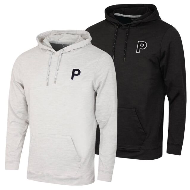 Puma Golf Mens Cloudspun Ultra Soft Moisture Wicking Patch Golf Hoody