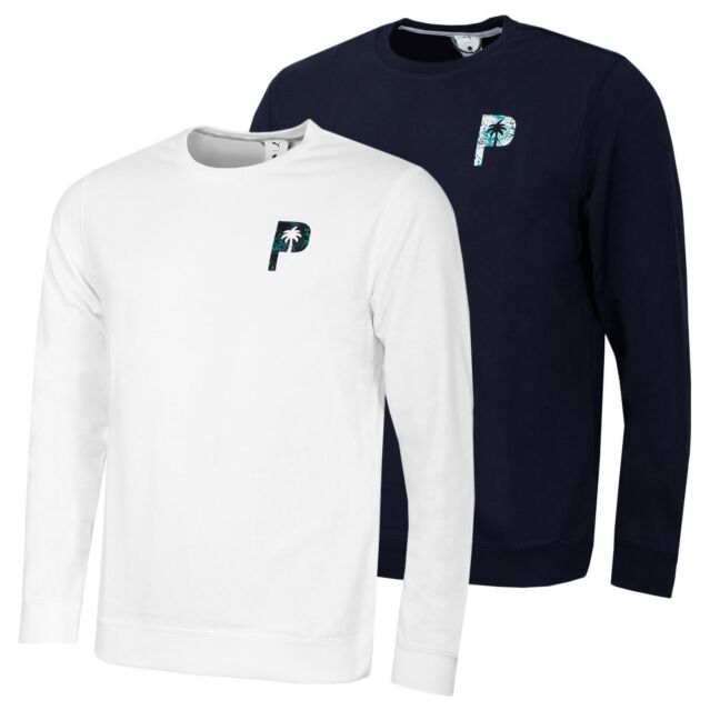 Puma X PTC Mens Glitch Graphic Crew Neck Soft Sweater