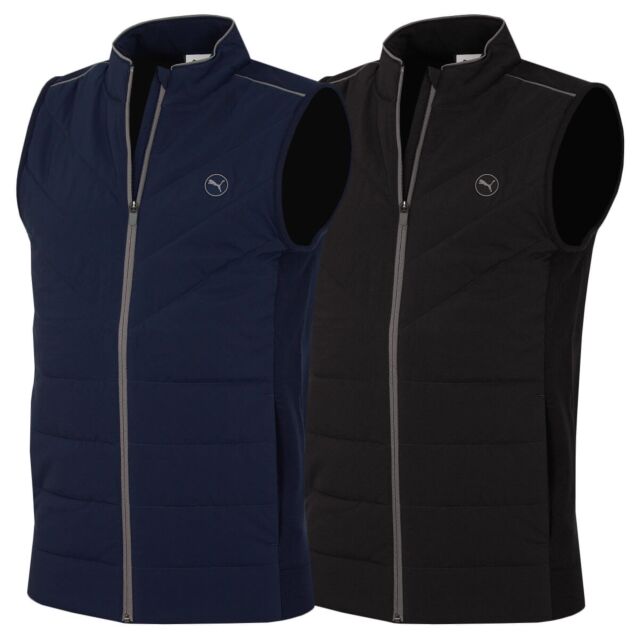 Puma Golf Mens 2026 Cloudspun Fleece 4 Way Stretch Wicking Hybrid Golf Vest