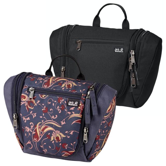 Jack Wolfskin Womens Caddie 5 Litre Mirror Travel Bathroom Makeup Wash Bag