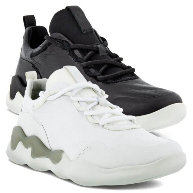 Ecco Womens Elo Low Sneaker Lightweight Phorene Sole Leather Upper Trainers