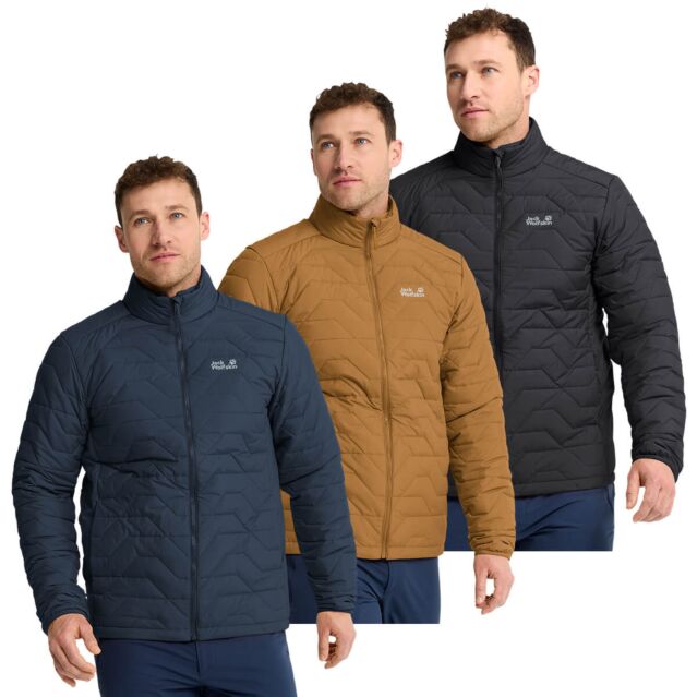 Jack Wolfskin Mens Flextrek Windproof Insulated Water Repellent Jacket