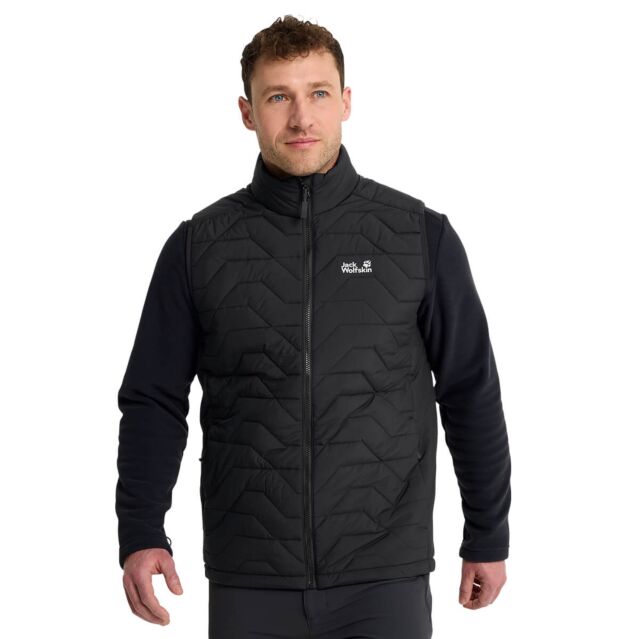 Jack Wolfskin Mens Flextrek Windproof Insulated Water Repellent Gilet Vest