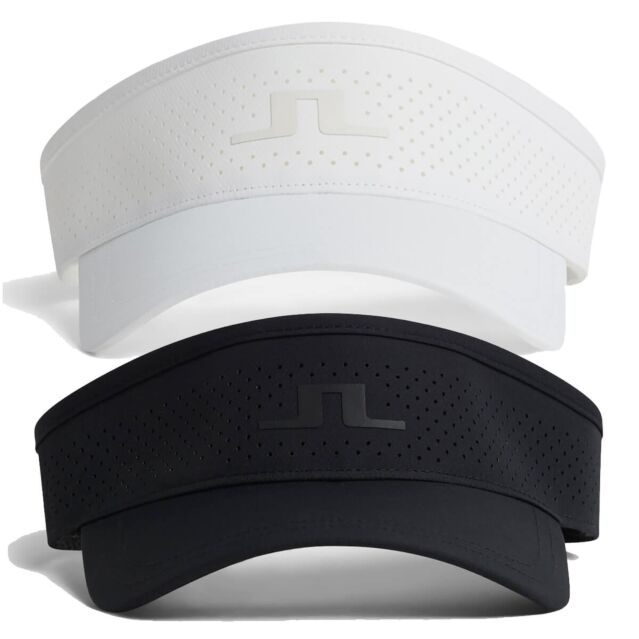 J.Lindeberg Mens Avery Breathable Light Quick Dry Golf Visor Hat