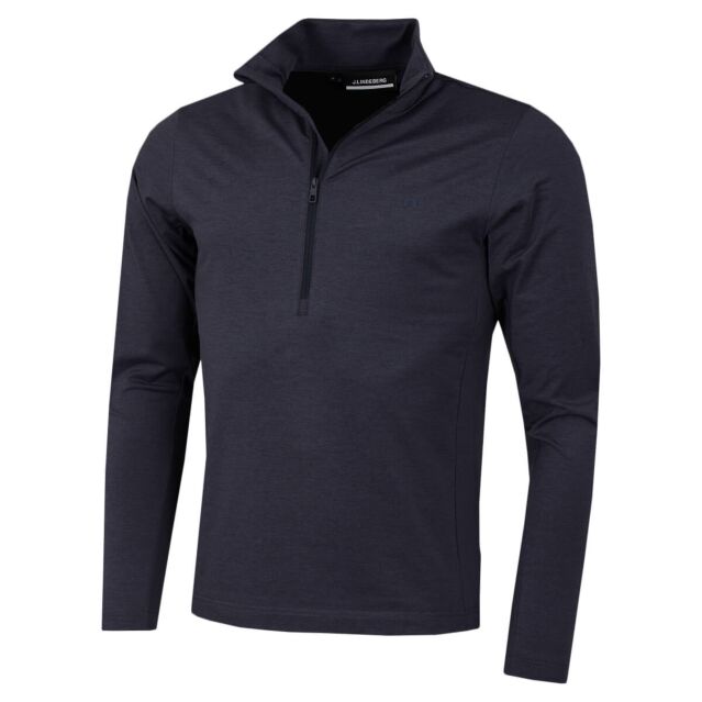 J.Lindeberg Mens Luke Half Zip Midlayer Active Sweater