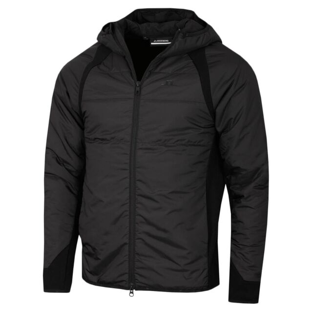J.Lindeberg Mens Scott Hybrid Water Repellent Merino Blend Jacket