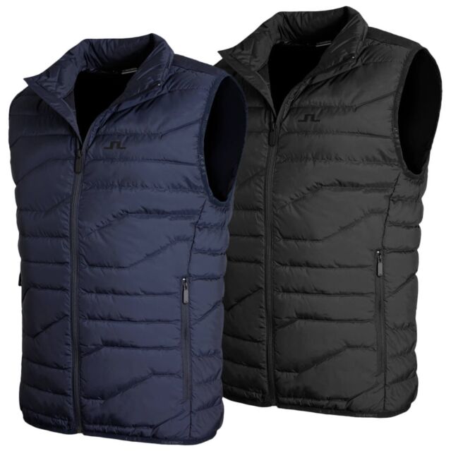 J.Lindeberg Mens Cliff Light Down Water Repellent Windproof Vest