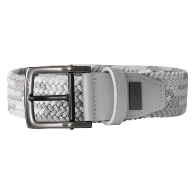 Nike Mens G-FLEX Diamond Stretch No Hole Custom-AdjustableWoven Golf Belt