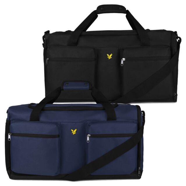 Lyle & Scott Unisex Spacious Eagle Logo Top Handles Kit Bag Holdall