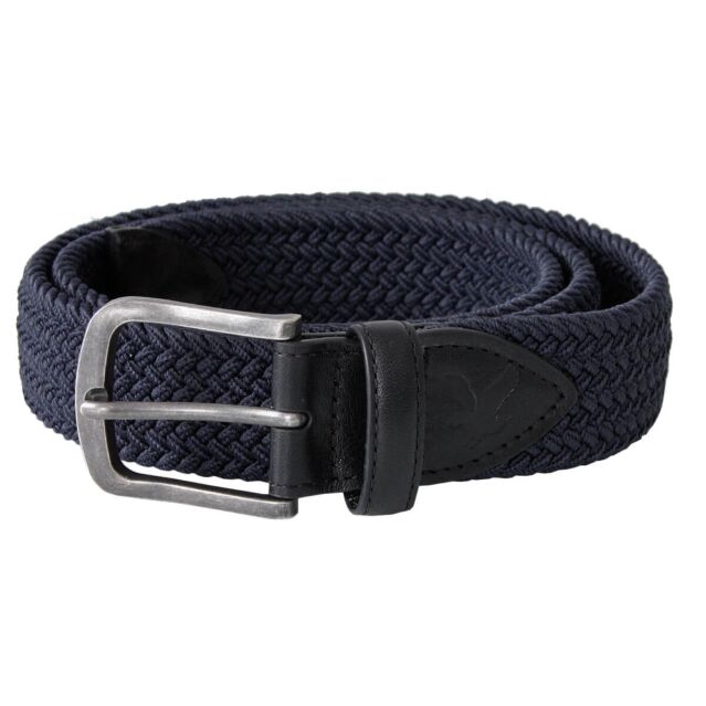 Lyle & Scott Mens Intricate Braided Woven Nylon Branded Golf Belt