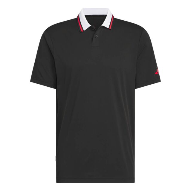 adidas Golf Mens Beyond The Course Twist Knit Breathble Polo Shirt