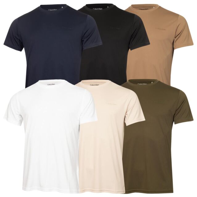 Calvin Klein Mens Urban Tech Lightweight Jersey Moisture Wicking T-Shirt