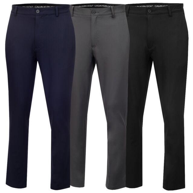 Calvin Klein Mens Bullet Lightweight Stretch Golf Trousers