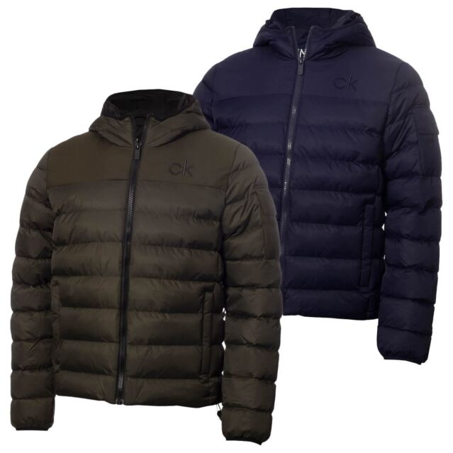 Calvin Klein Mens Lassen Padded Water Repellent Golf Jacket