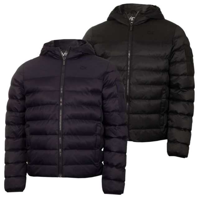 Calvin Klein Mens Lassen Padded Water Resistant Golf Jacket